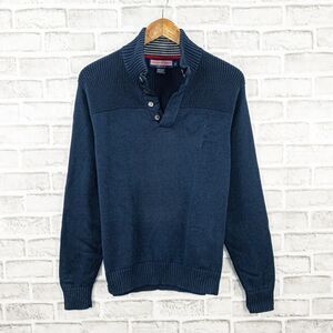 Vineyard Vines Men's Blue Cotton blend knit Henley Pullover Sweater Size Small